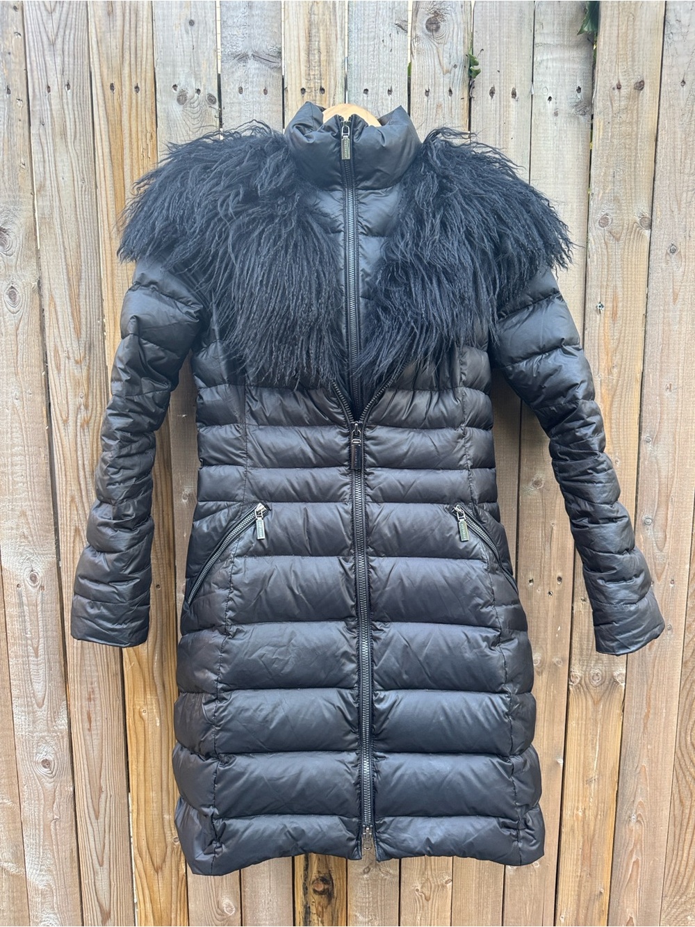 Dawn Levy Black Quilted Puffer Coat